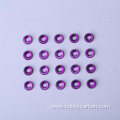 6061 Aluminum Black anodized cup washers